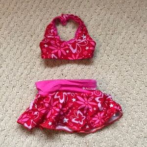 American girl doll bikini top, Bikini bottom set.